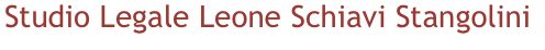 Studio Legale Leone Schiavi Stangolini